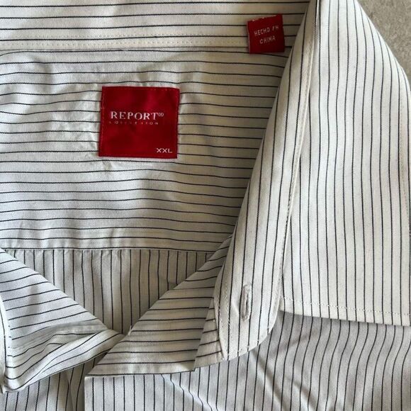 Report Men’s Button Down Shirt Suze XXL - Picture 2 of 2